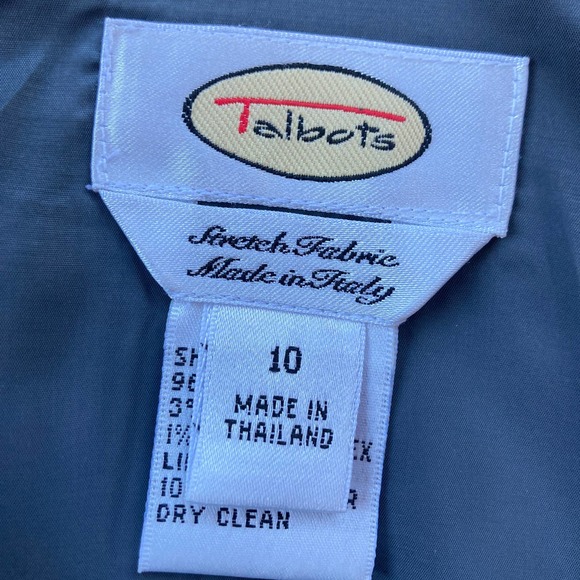 Talbots Wool Circle Midi Skirt Gray Size 10 - Picture 6 of 6